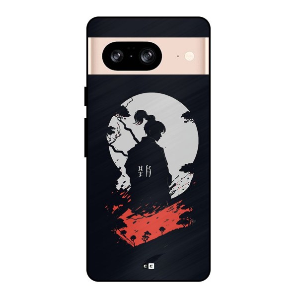 Japanese Warrior Metal Back Case for Google Pixel 8