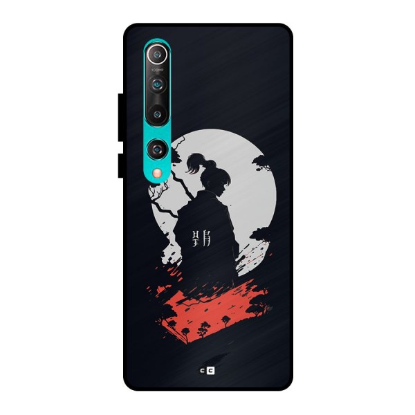 Japanese Warrior Metal Back Case for Mi 10