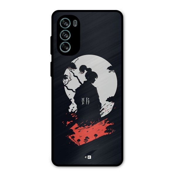 Japanese Warrior Metal Back Case for Moto G62