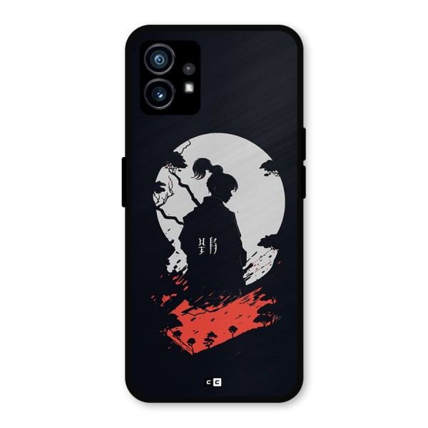 Japanese Warrior Metal Back Case for Nothing Phone 1