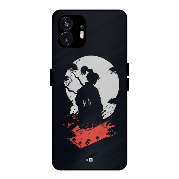 Japanese Warrior Metal Back Case for Nothing Phone 2