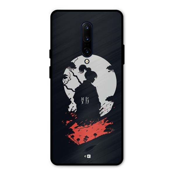 Japanese Warrior Metal Back Case for OnePlus 7 Pro