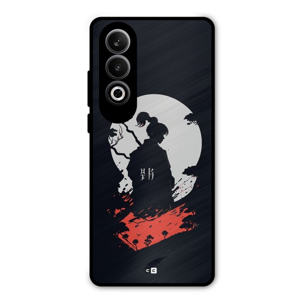 Japanese Warrior Metal Back Case for OnePlus Nord CE4