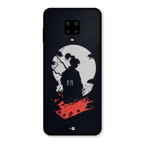 Japanese Warrior Metal Back Case for Poco M2