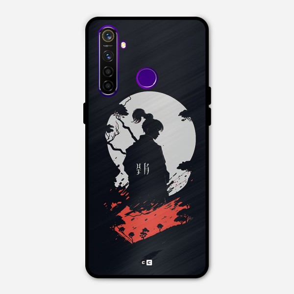 Japanese Warrior Metal Back Case for Realme 5 Pro