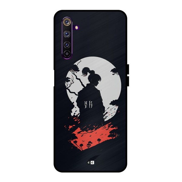 Japanese Warrior Metal Back Case for Realme 6 Pro