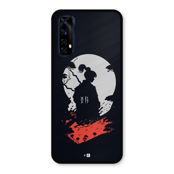 Japanese Warrior Metal Back Case for Realme 7