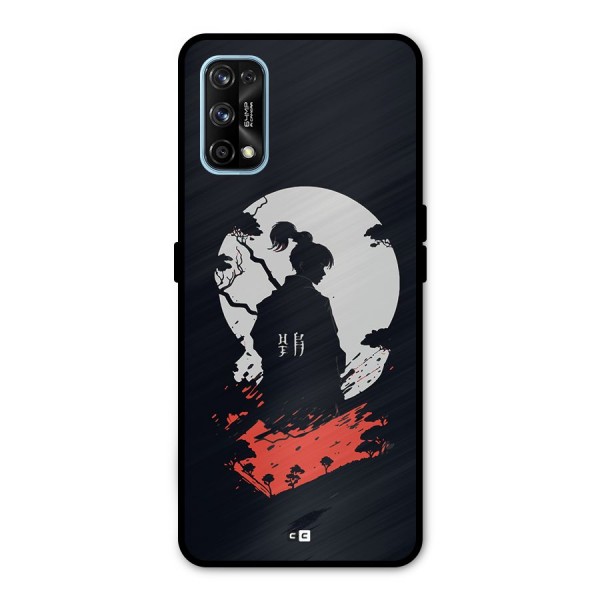 Japanese Warrior Metal Back Case for Realme 7 Pro