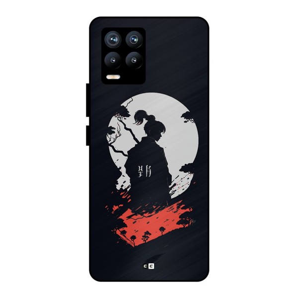 Japanese Warrior Metal Back Case for Realme 8