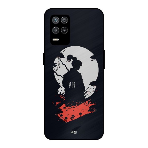 Japanese Warrior Metal Back Case for Realme 8 5G