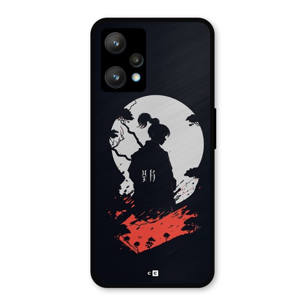 Japanese Warrior Metal Back Case for Realme 9