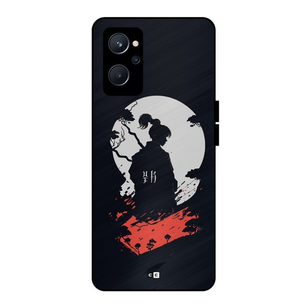 Japanese Warrior Metal Back Case for Realme 9i 5G