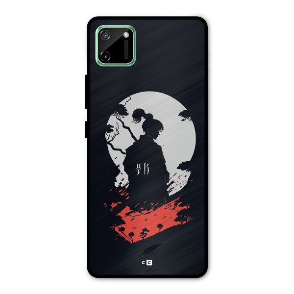 Japanese Warrior Metal Back Case for Realme C11