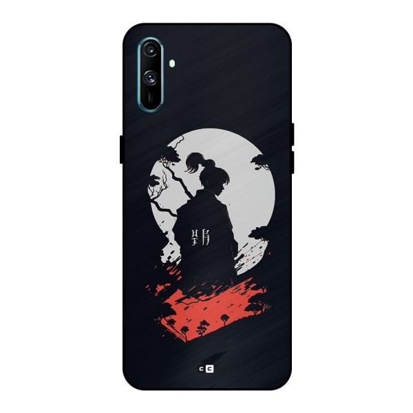 Japanese Warrior Metal Back Case for Realme C3