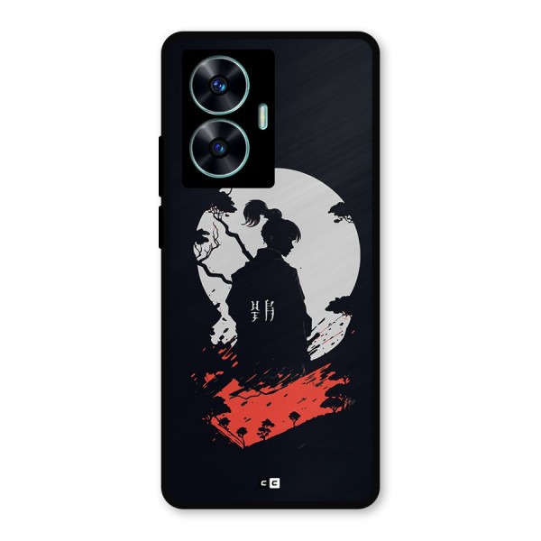 Japanese Warrior Metal Back Case for Realme C55