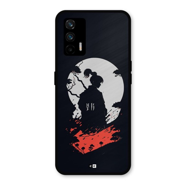 Japanese Warrior Metal Back Case for Realme GT 5G