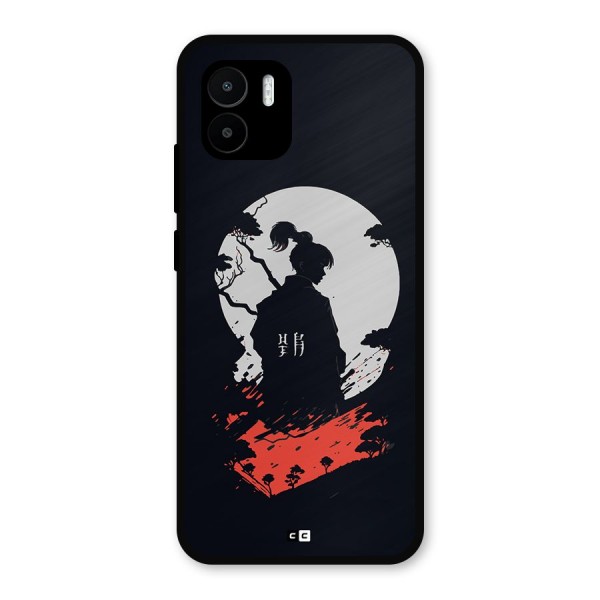 Japanese Warrior Metal Back Case for Redmi A1