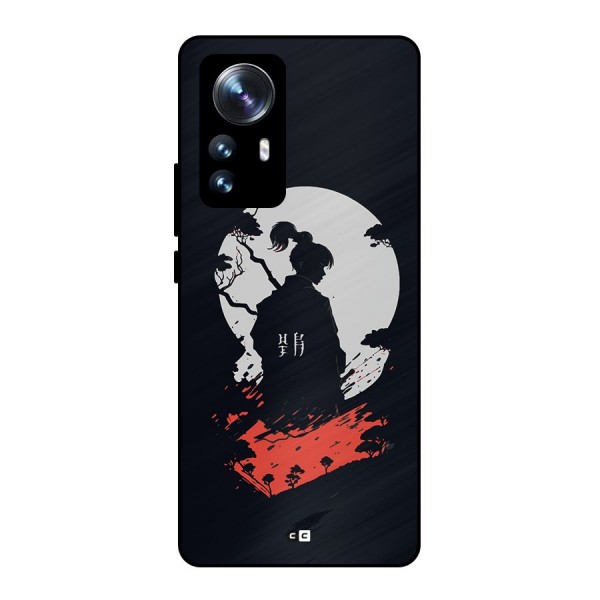 Japanese Warrior Metal Back Case for Xiaomi 12 Pro