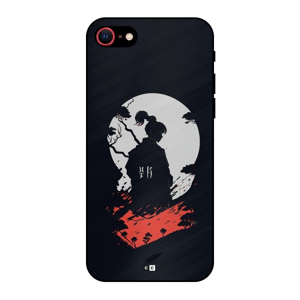 Japanese Warrior Metal Back Case for iPhone 7