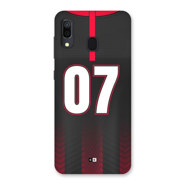 Jersy No 7 Back Case for Galaxy A30