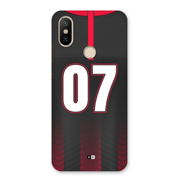 Jersy No 7 Back Case for Mi A2