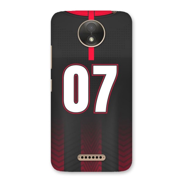 Jersy No 7 Back Case for Moto C Plus