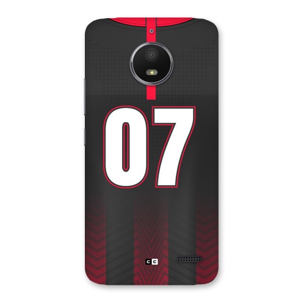 Jersy No 7 Back Case for Moto E4