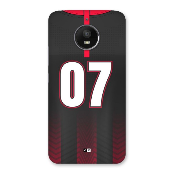 Jersy No 7 Back Case for Moto E4 Plus