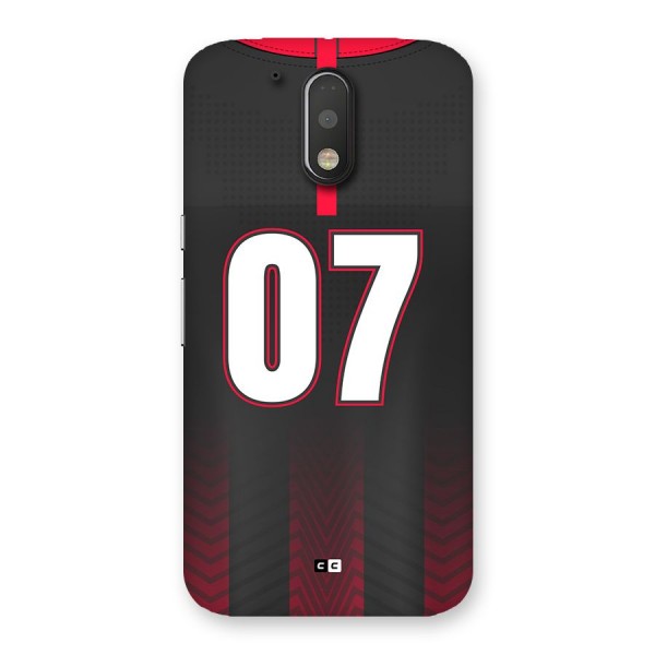 Jersy No 7 Back Case for Moto G4