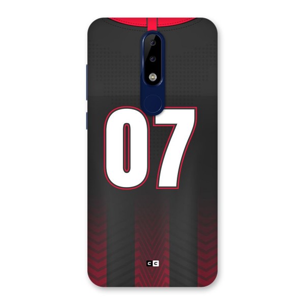 Jersy No 7 Back Case for Nokia 5.1 Plus