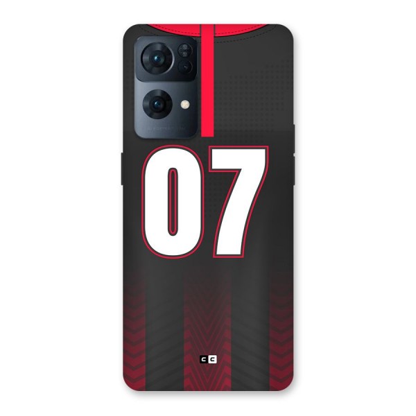 Jersy No 7 Back Case for Oppo Reno7 Pro 5G