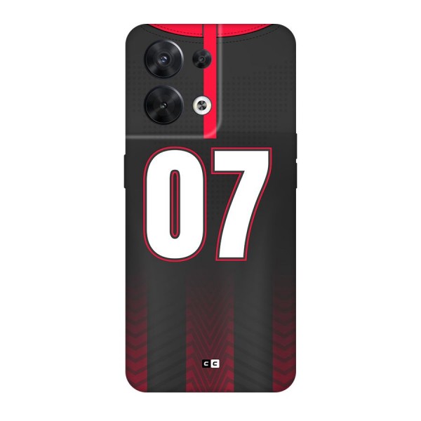 Jersy No 7 Back Case for Oppo Reno8 5G