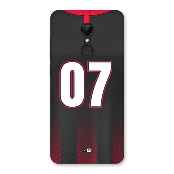 Jersy No 7 Back Case for Redmi 5