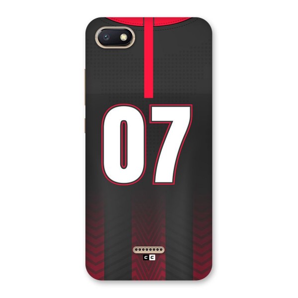 Jersy No 7 Back Case for Redmi 6A