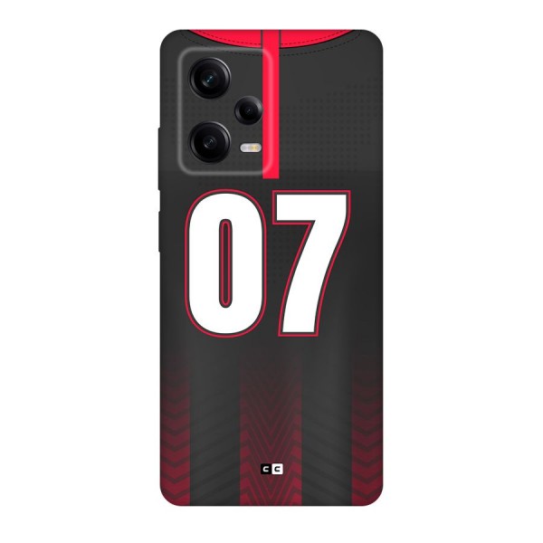 Jersy No 7 Back Case for Redmi Note 12 Pro