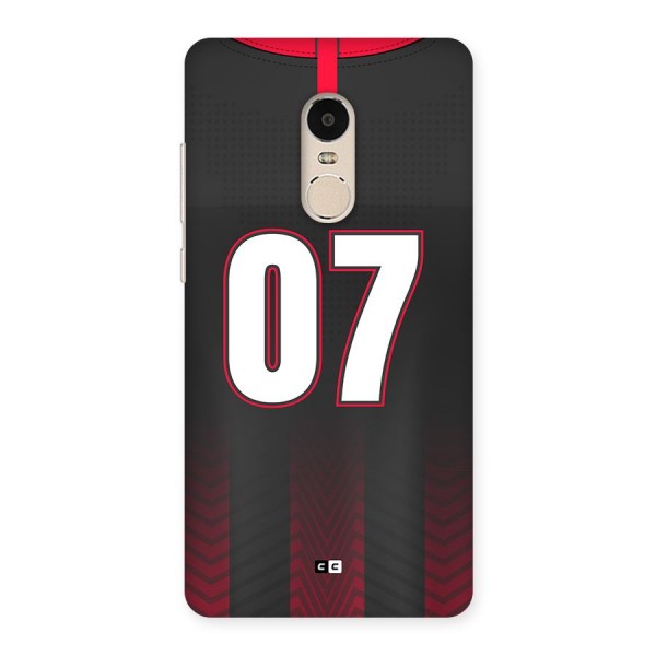 Jersy No 7 Back Case for Redmi Note 4