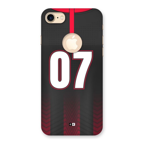 Jersy No 7 Back Case for iPhone 8 Logo Cut