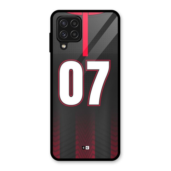 Jersy No 7 Glass Back Case for Galaxy A22 4G