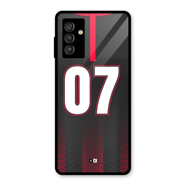 Jersy No 7 Glass Back Case for Galaxy M13