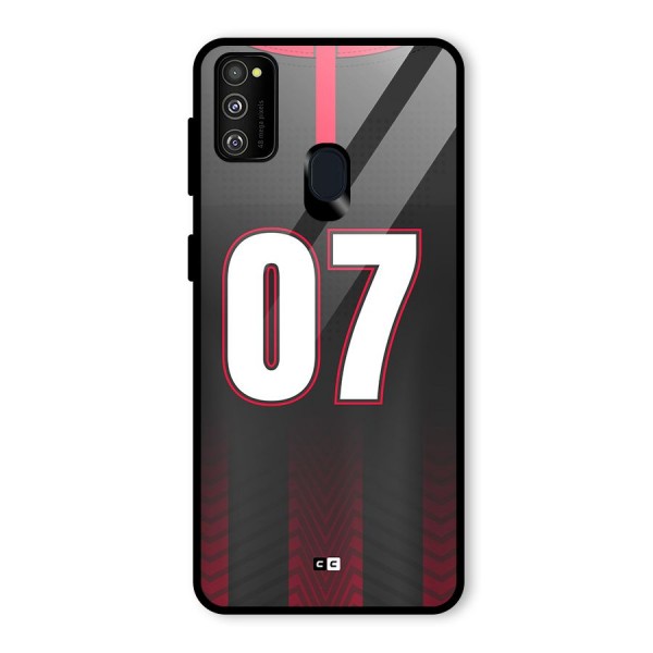 Jersy No 7 Glass Back Case for Galaxy M21