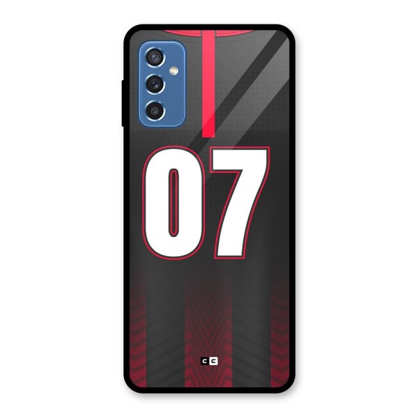 Jersy No 7 Glass Back Case for Galaxy M52 5G