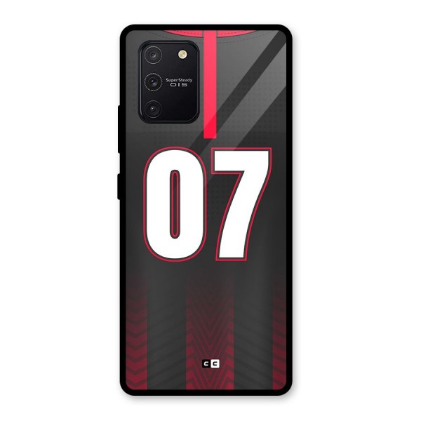 Jersy No 7 Glass Back Case for Galaxy S10 Lite