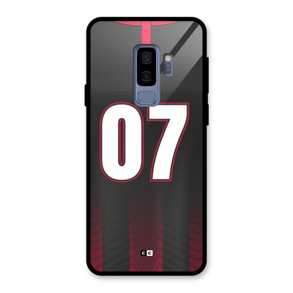 Jersy No 7 Glass Back Case for Galaxy S9 Plus