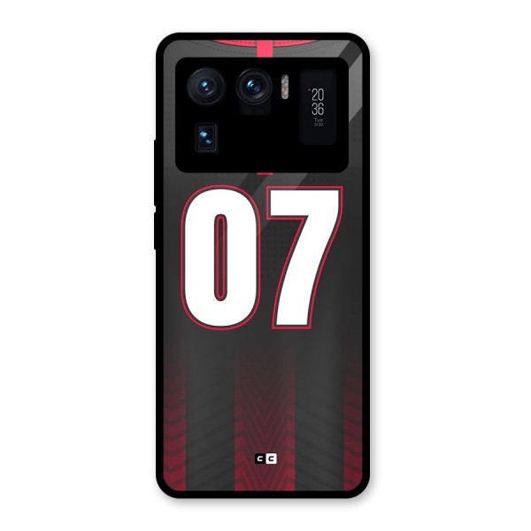 Jersy No 7 Glass Back Case for Mi 11 Ultra