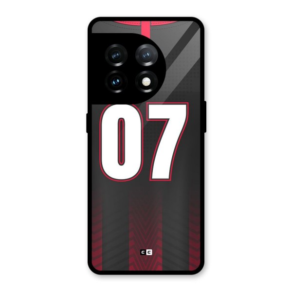 Jersy No 7 Glass Back Case for OnePlus 11