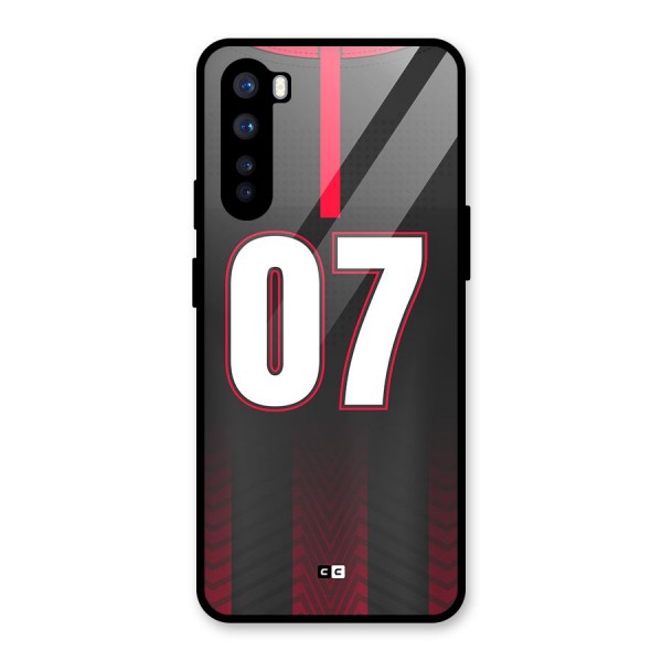 Jersy No 7 Glass Back Case for OnePlus Nord