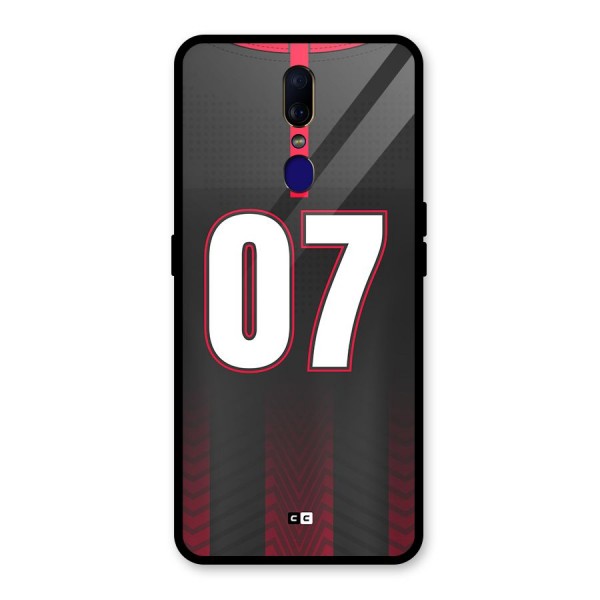 Jersy No 7 Glass Back Case for Oppo F11