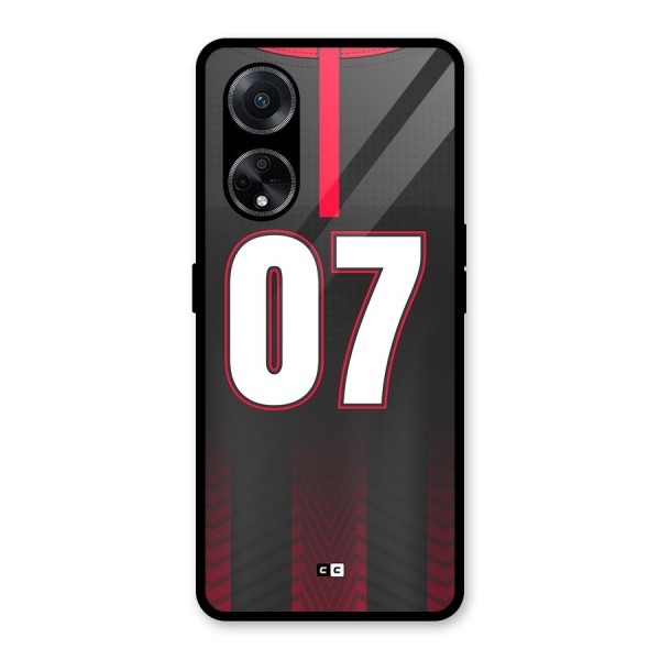 Jersy No 7 Glass Back Case for Oppo F23