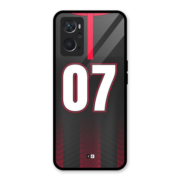 Jersy No 7 Glass Back Case for Oppo K10 4G