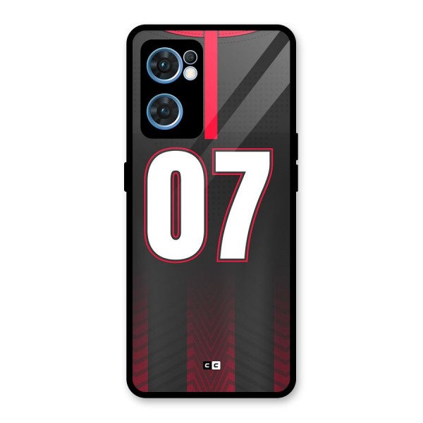 Jersy No 7 Glass Back Case for Oppo Reno7 5G